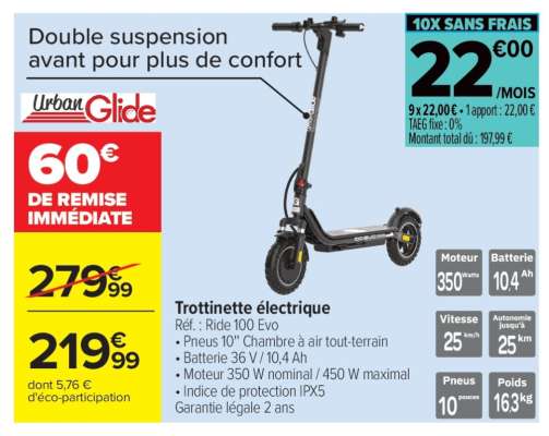 Trottinette électrique