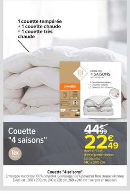 Couette "4 saisons"