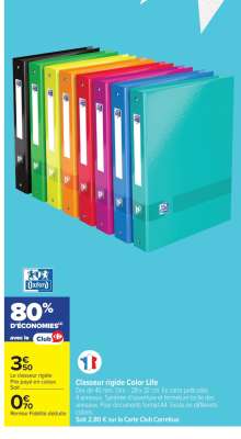 Classeur rigide Color Life