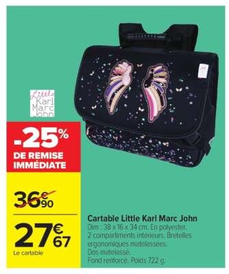 Cartable Little Karl Marc John