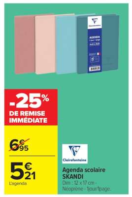 Agenda scolaire SKANDI