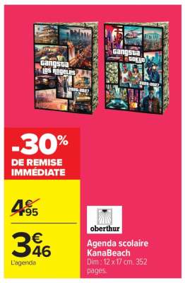 Agenda scolaire KanaBeach