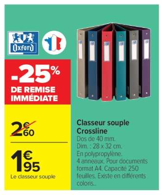 Classeur souple Crossline