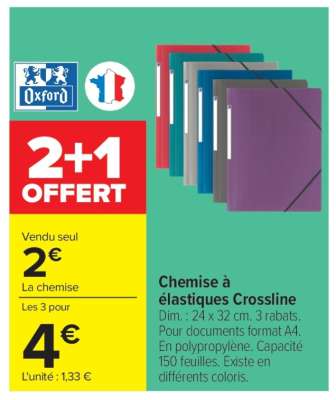 Chemise à élastiques Crossline