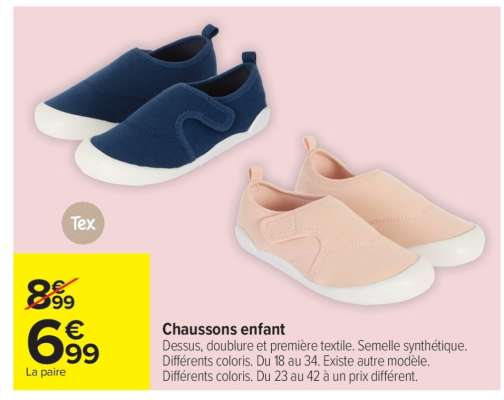 Chaussons enfant