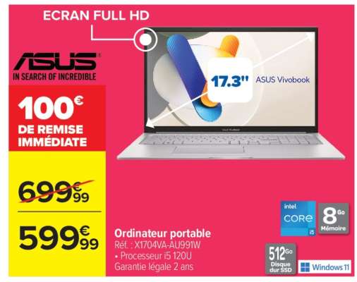 Ordinateur portable ASUS Vivobook