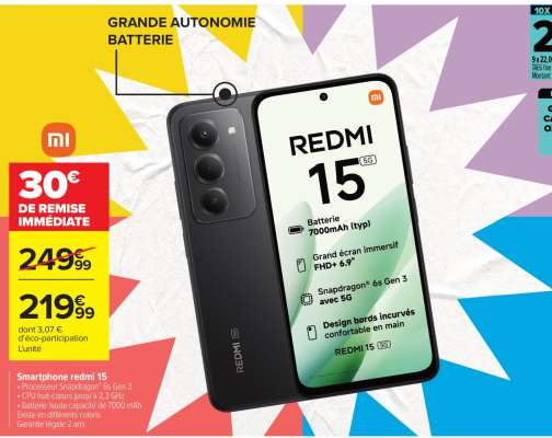 Smartphone Redmi 15