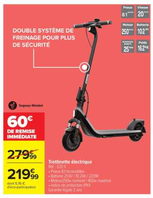 Trottinette électrique