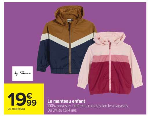 Le manteau enfant