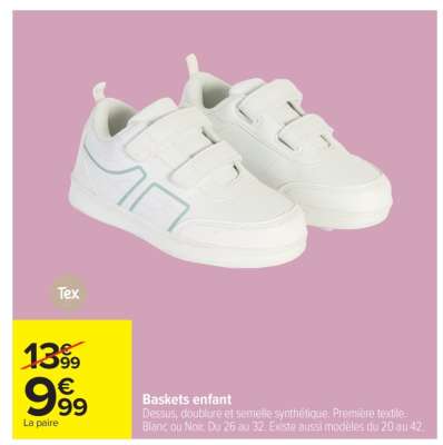 Baskets enfant