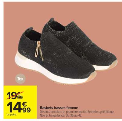 Baskets basses femme