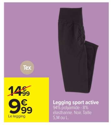 Legging sport active