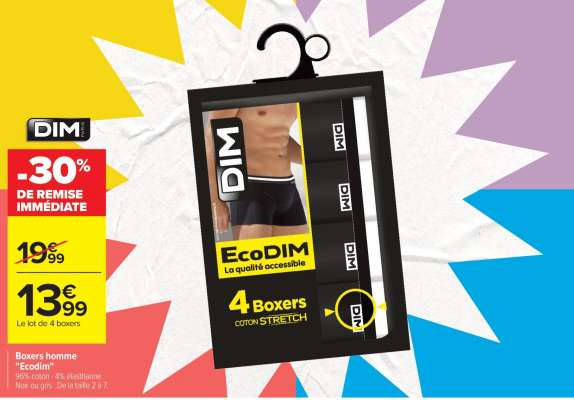Boxers Homme Ecodim