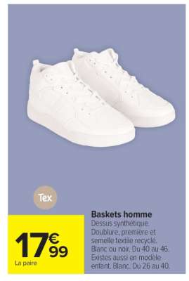 BASKETS HOMME