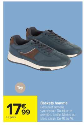 BASKETS HOMME
