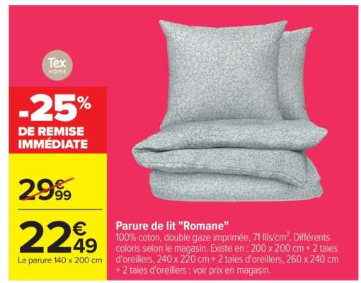 Parure de lit 'Romane'