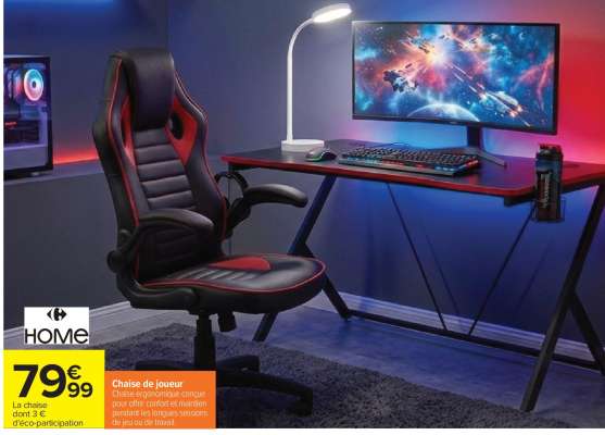 Chaise de joueur