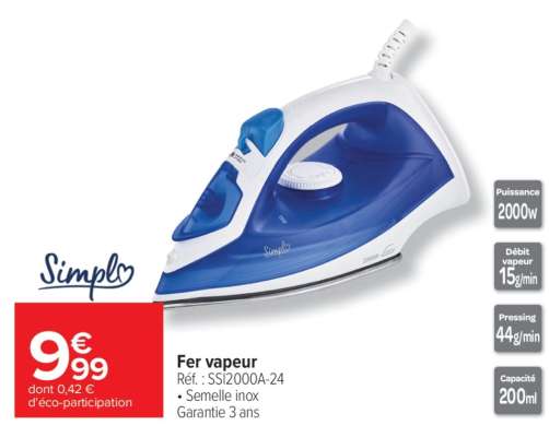 Fer vapeur