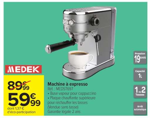 Machine à expresso