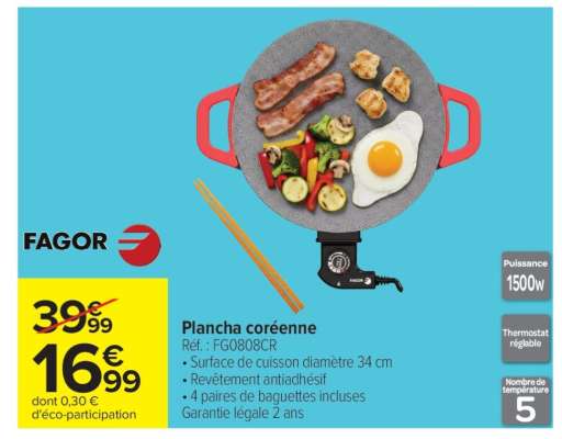 Plancha coréenne