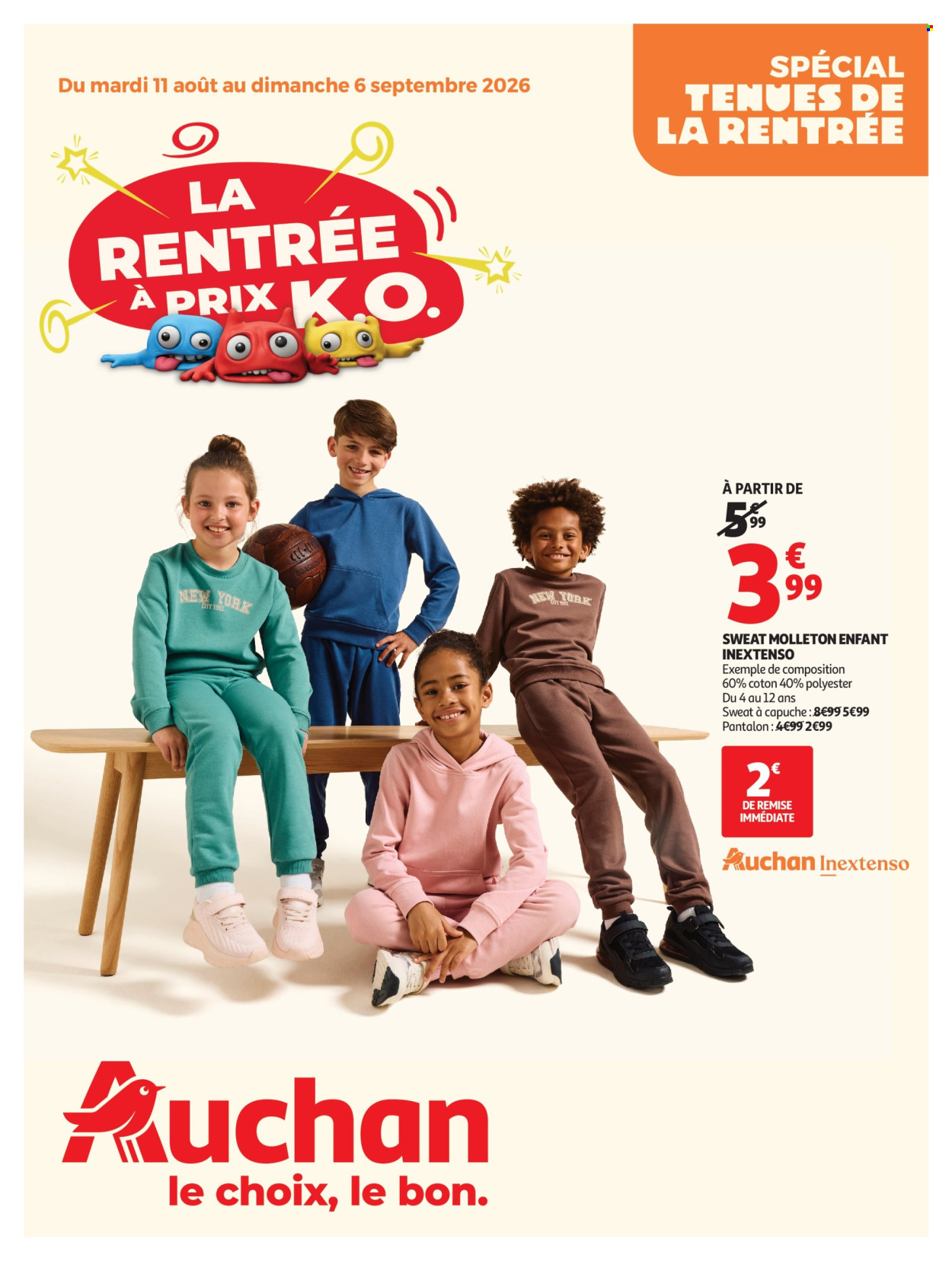 Catalogue Auchan - 11/08/2026 - 06/09/2026. Page 1