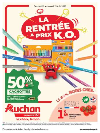 thumbnail - Catalogue Auchan - Rentrée prix KO supers