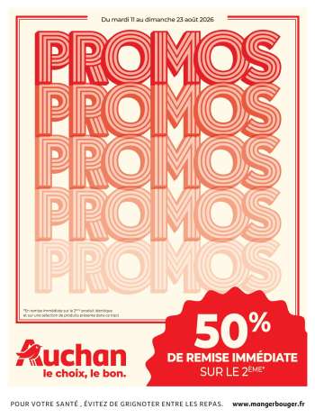 Catalogue Auchan - 11/08/2026 - 23/08/2026.