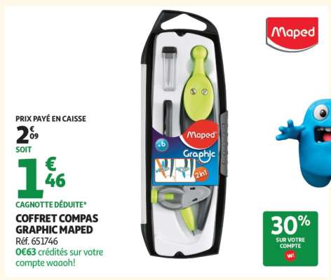 COFFRET COMPAS GRAPHIC MAPED
