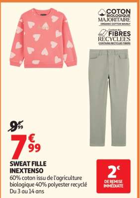 Sweat Fille Inextenso