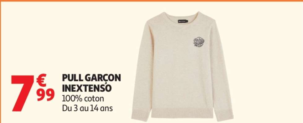 PULL GARÇON INEXTENSO