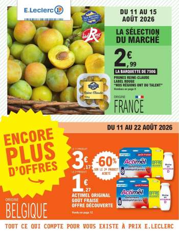 Catalogue E.Leclerc - 11/08/2026 - 22/08/2026.