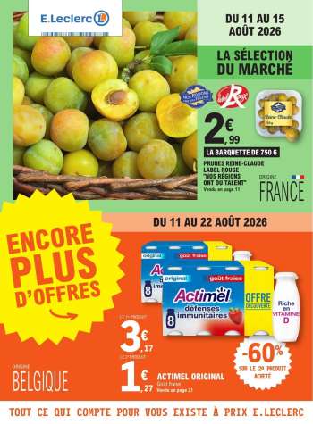 Catalogue E.Leclerc - 11/08/2026 - 22/08/2026.