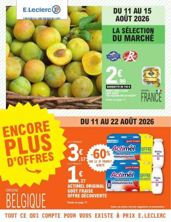 Catalogue E.Leclerc - 11/08/2026 - 22/08/2026.