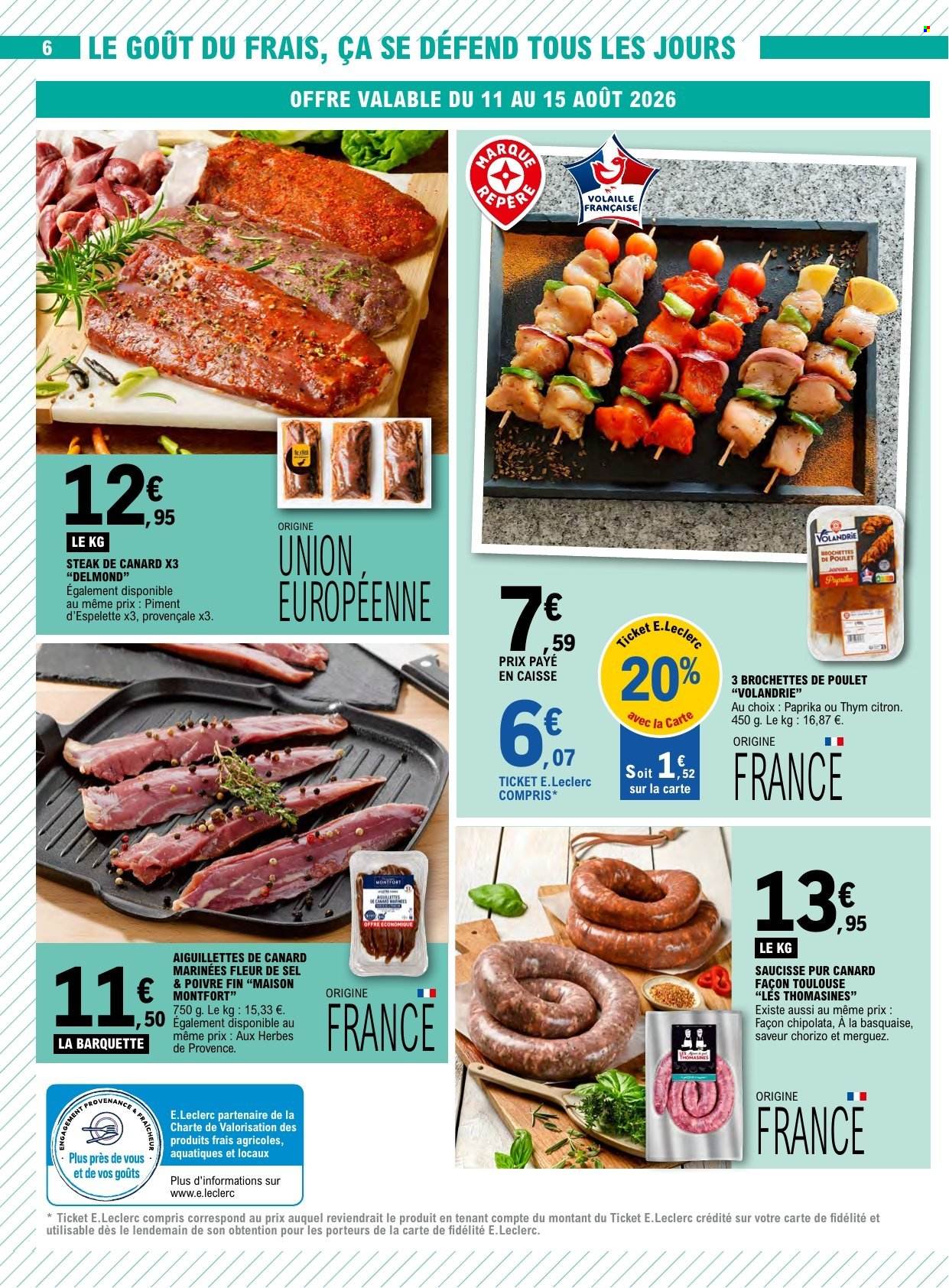 Catalogue E.Leclerc - 11/08/2026 - 22/08/2026. Page 6