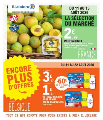 Catalogue E.Leclerc - 11/08/2026 - 22/08/2026.