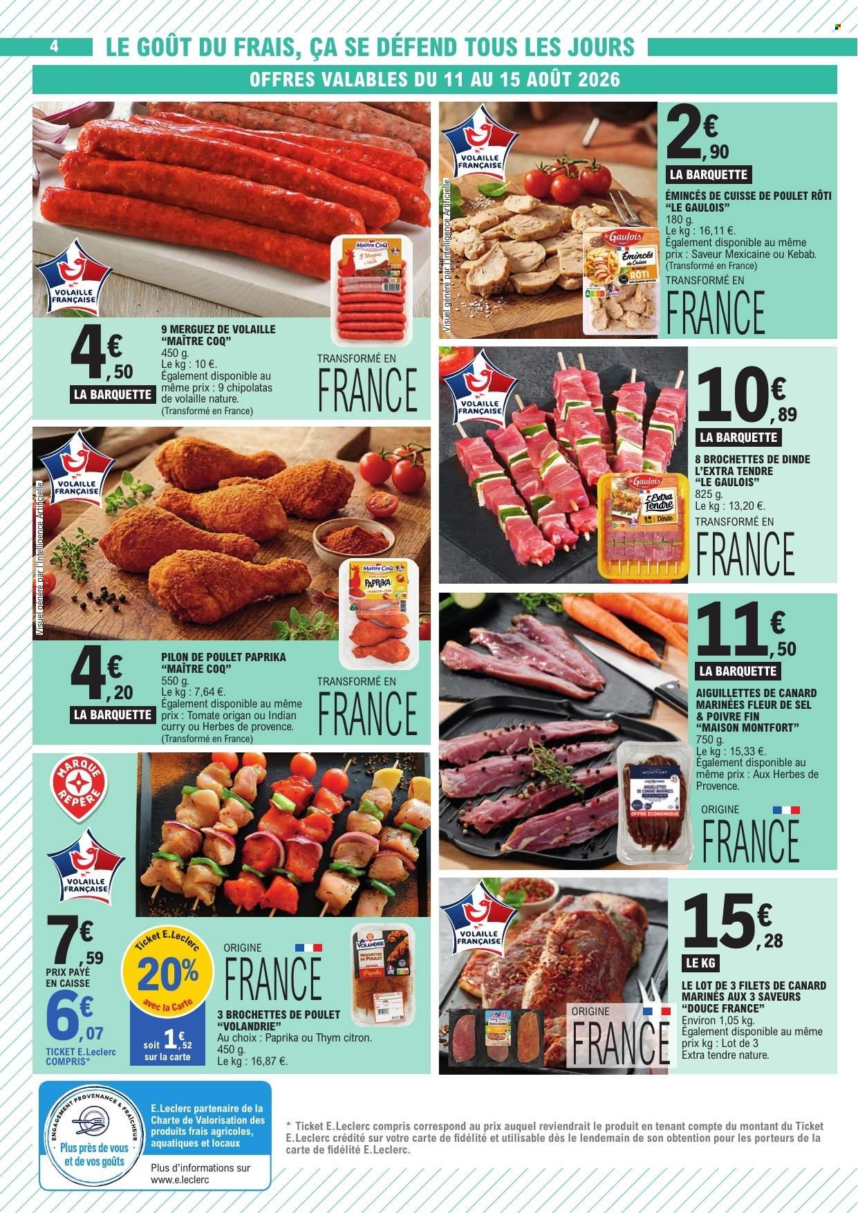 Catalogue E.Leclerc - 11/08/2026 - 22/08/2026. Page 4