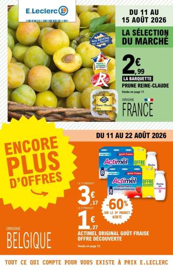 Catalogue E.Leclerc - 11/08/2026 - 22/08/2026.
