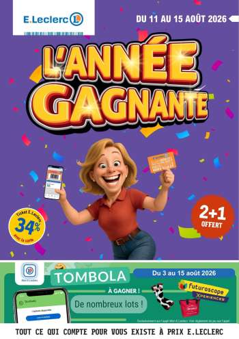 Catalogue E.Leclerc - 11/08/2026 - 15/08/2026.