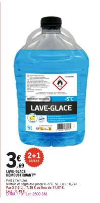 LAVE-GLACE DÉMOUSTIQUANT