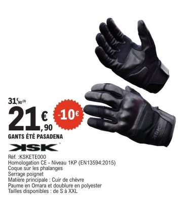 GANTS ÉTÉ PASADENA