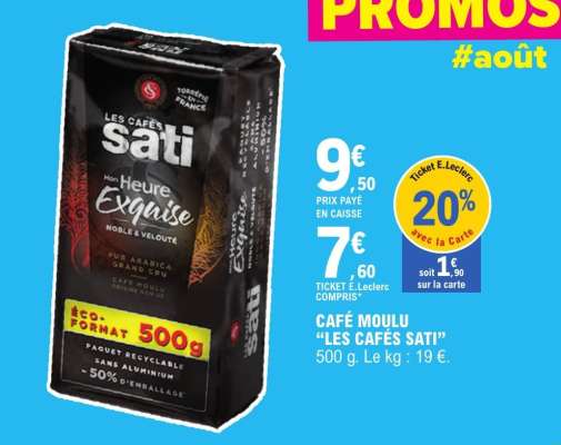 Café Moulu "Les Cafés Sati"