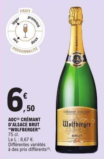 AOC Crémant d'Alsace Brut 'Wolfberger'