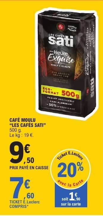 Café Moulu "Les Cafés Sati"