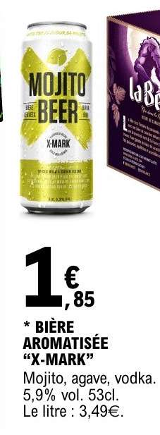 BIÈRE AROMATISÉE “X-MARK”