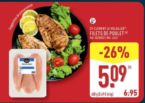ST-CLÉMENT LE VOLAILLER FILETS DE POULET
