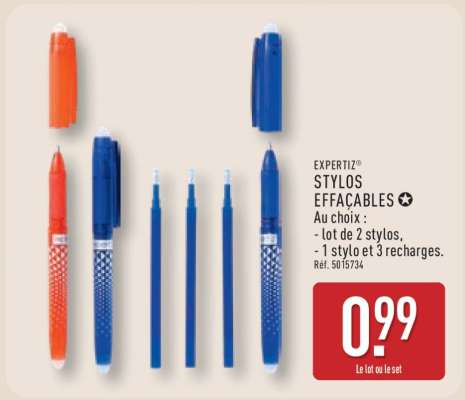 EXPERTIZ® STYLOS EFFAÇABLES