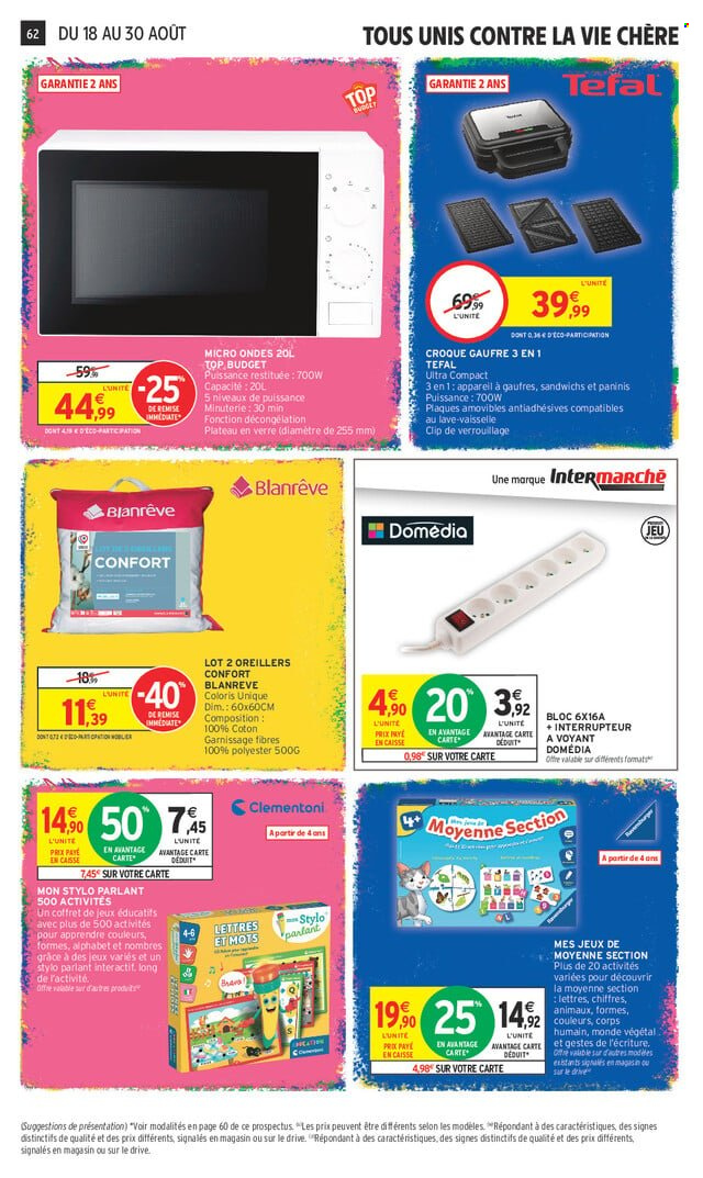 Catalogue Intermarché Super - 18/08/2026 - 30/08/2026. Page 62