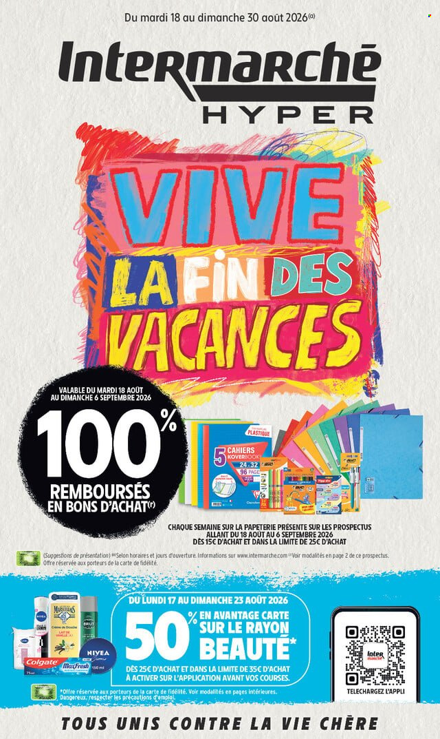 Catalogue Intermarché Hyper - 18/08/2026 - 30/08/2026. Page 1
