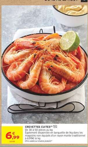 CREVETTES CUITES