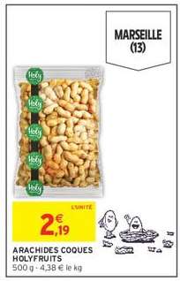 ARACHIDES COQUES HOLYFRUITS